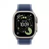 Apple Watch Ultra 3 GPS + Cellular 49mm Caixa de titânio natural com Blue/Bright Blue Trail Loop - S/M | Apple