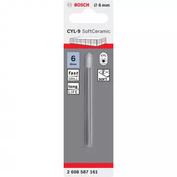 Broca para azulejos Bosch CYL-9 Ceramic 6 mm 80 mm