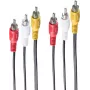 Adaptador de cabo de vídeo ShiverPeaks BS90024 2 m 3xRCA