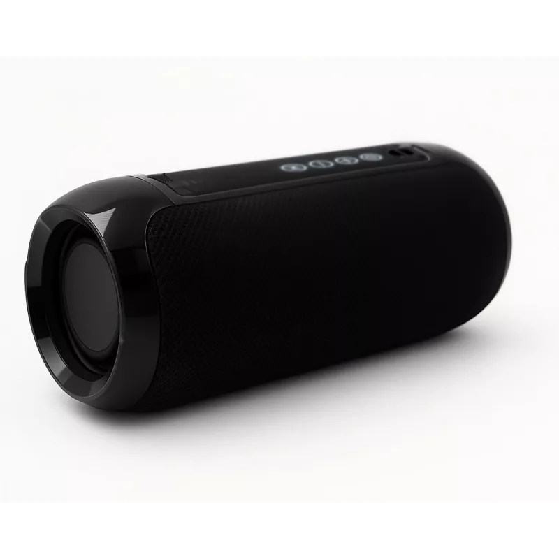 Altifalante estéreo Bluetooth portátil SQUEAK SQ1008 — 14W RMS, Bluetooth 5.3, 1200 mAh, IPX4, FM, LED, AUX, USB