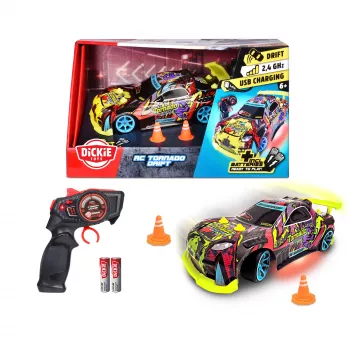 Carro RC Dickie Tornado Drift RTR 2,4 GHz – carro de drift pronto a montar