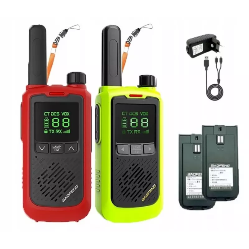Baofeng BF-T17 conjunto de walkie-talkies, 2 unid., verde