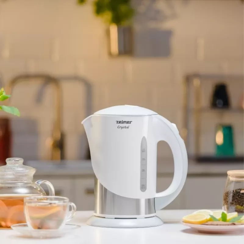 Chaleira elétrica Zelmer 1,7 l 2200 W aço inoxidável