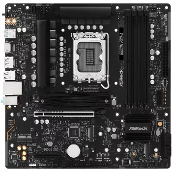 Placa-mãe ASRock B860M Pro-A micro ATX — Intel B860, LGA 1851, DDR5, 4 DIMM, até 256 GB, 2.5Gb Ethernet