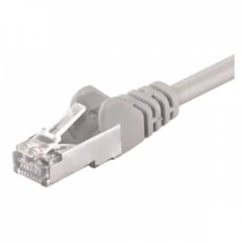 Cabo de rede Goobay CAT 5e Patch, SF/UTP, cinzento, 2 m - CCA mistura de cobre (50145)