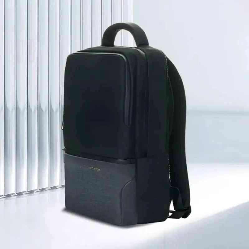 Mochila Vention KRPB0 preto 18L poliéster repelente à água para portáteis de 15,6 inch