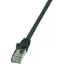 Logilink CP2023S Cabo de patch Ethernet preto