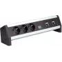 Bachmann DESK 3xCEE7/3 2x módulo CM-CAT6A – módulo de alimentação e rede para secretária