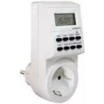 Temporizador semanal as-Schwabe 24032 digital branco 230V 16A