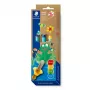 Conjunto de pincéis Staedtler 98940-SBK3 — pelos sintéticos redondos, 3 peças
