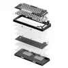 Kit Barebone Akko Monsgeek M1 V5 ISO - branco luar