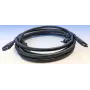 Cabo USB-C para USB-C Elotouch E969524 0,6 m preto – cabo de dados USB