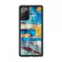 Capa de proteção iKins para Samsung Galaxy Note 20, azul-céu, encaixe fino