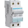 Hager MBN210. Número de polos: 2P. Frequência de entrada CA: 50/60 Hz, corrente nominal de saída: 10 A (MBN210)