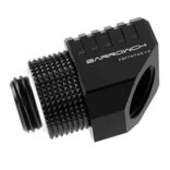 Adaptador Barrow 45° giratório G1/4 fêmea para G1/4 fêmea, modelo FBFTWT45-V2 B, preto