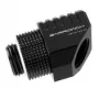 Adaptador Barrow 45° giratório G1/4 fêmea para G1/4 fêmea, modelo FBFTWT45-V2 B, preto