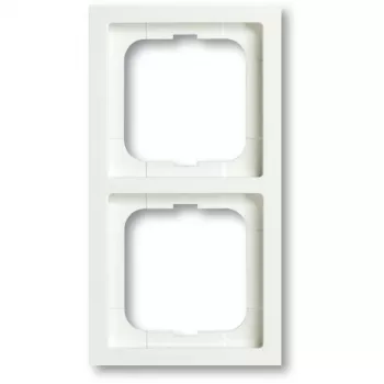 Placa de cobertura para interruptor de parede Busch-Jaeger 1722-884K branco termoplástico 80×151 mm sem parafusos