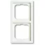 Placa de cobertura para interruptor de parede Busch-Jaeger 1722-884K branco termoplástico 80×151 mm sem parafusos