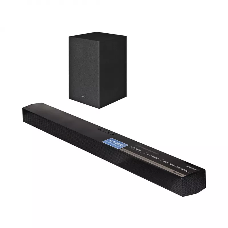 Samsung HW-B650F 3.1ch, 370W, Q-Symphony, soundbar com subwoofer sem fios, DTS Virtual:X
