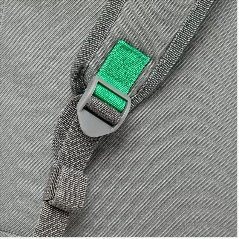Mochila urbana Rivacase Gremio cinzento poliéster rPET 280x135x430mm