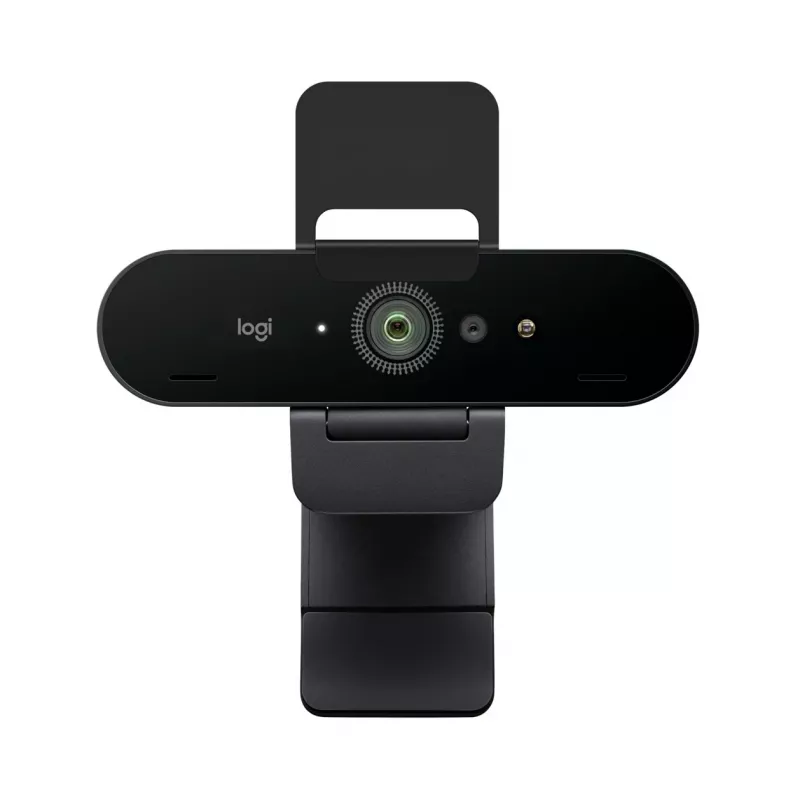 Logitech BRIO 4K Ultra HD Pro webcam 960-001106, 4096x2160, HDR, RightLight 3, zoom digital 5x, focagem automática, USB 3.0 (USB-C), preta