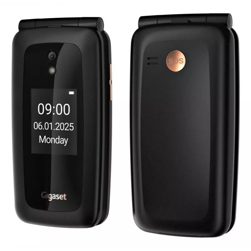 Gigaset GL795 7,11 cm (2,8 polegadas) 142 g 48 MB preto telemóvel para seniores
