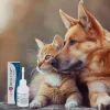 Solução auricular JM Sante Vet Protector Uszy Plus 50 ml — cuidados auriculares para cães e gatos adultos, frasco de plástico