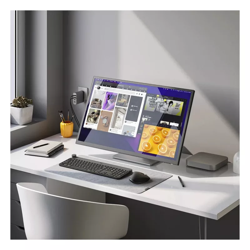 Alogic TFT 32 Clarity Touch 4K 60Hz+Webcam+suporte dobrável+touch