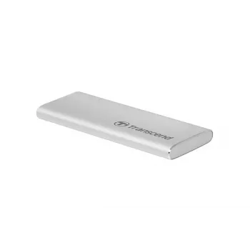 SSD portátil Transcend ESD260C 500GB USB Type-C 3.2 Gen 2, prateado