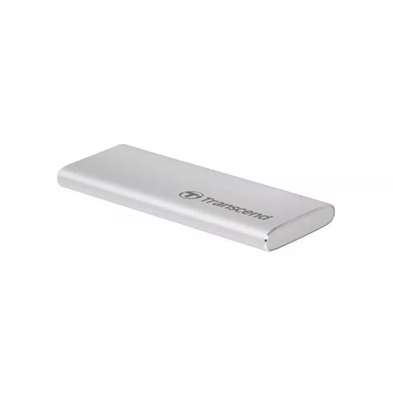 SSD portátil Transcend ESD260C 500GB USB Type-C 3.2 Gen 2, prateado