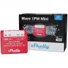 Atuador de medição e comutação Shelly Qubino Wave 1PM Mini Z-Wave vermelho