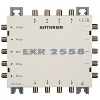 Multicomutador de satélite Kathrein EXR 2558 Cinzento