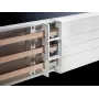 Tampa de cobertura para caixa Rittal SV 9340.120, PVC branco, placa plana para aberturas de caixa