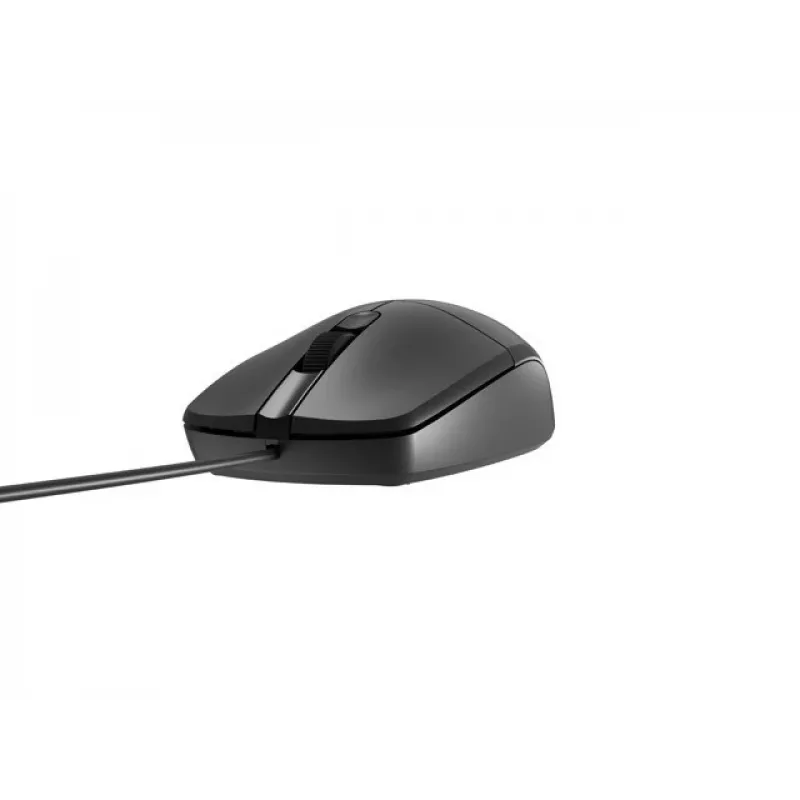 Rato de escritório com fios NATEC Ruff Plus USB Type-A, destro, 1200 DPI, 3 botões, preto
