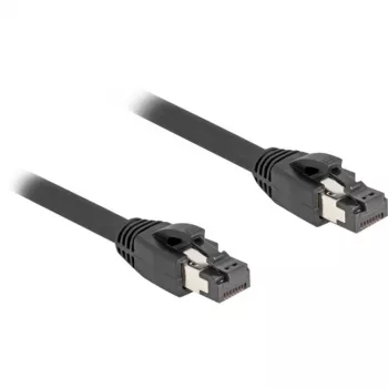 Cabo de rede DeLOCK RJ45 Cat.8.1 S/FTP 3 m 40 Gbit/s preto