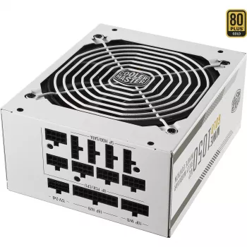 Fonte de alimentação Cooler Master MWE Gold 1050 V2 ATX 3.1, 1050 W, branca, MPE-A501-AFCAG-3EGEU