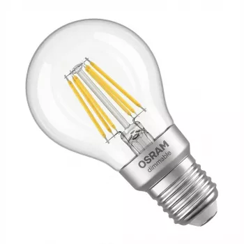 Osram LED Classic A60 Filament 5.9W 827 E27 Frosted Dimmable lâmpada LED