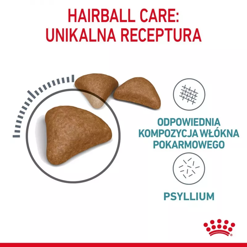 Ração seca para gatos Royal Canin Hairball Care 10 kg — fórmula para gatos adultos, milho e aves