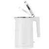 Chaleira elétrica Xiaomi 1,7 L 1800 W branco – aço inoxidável, tampa com botão, isolamento térmico