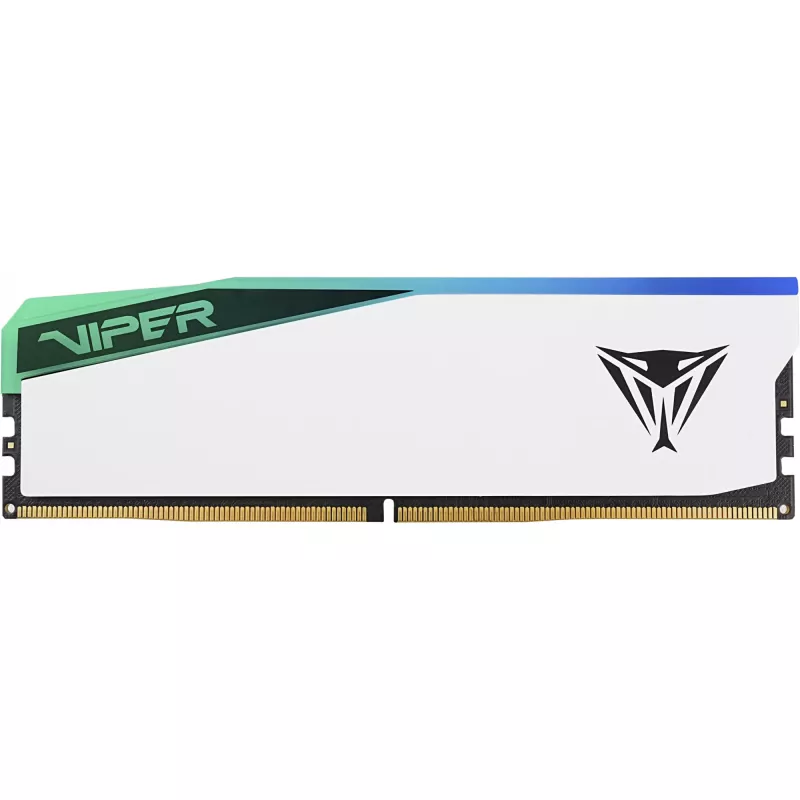 DIMM 48 GB DDR5-6000 (2x 24 GB) Dual-Kit, memória branca, PVER548G60C42KW, Viper Elite 5 RGB, INTEL XMP, AMD EXPO