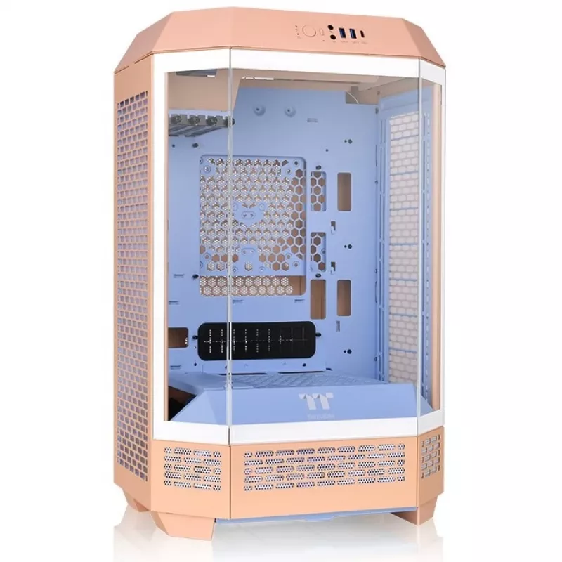 Thermaltake The Tower 300 pêssego vidro temperado