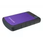 Transcend StoreJet 25H3P - Disco rígido - 4TB - externo (portátil) - 2.5 (6,4 cm) - USB3.0 - AES de 256 bits - roxo (TS4TSJ25H3P)