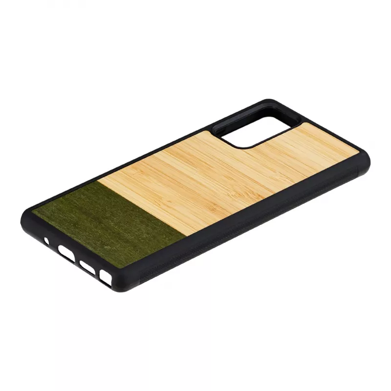 Capa protetora Man and Wood Galaxy Note 20 — Bambuswald preto