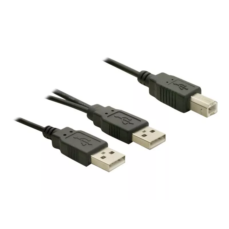 Cabo USB DeLOCK USB-B/USB-A 1 m preto
