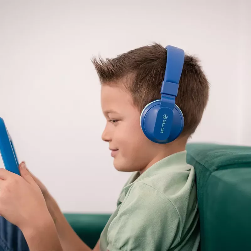 Auscultadores Tellur Buddy Bluetooth over-ear azul