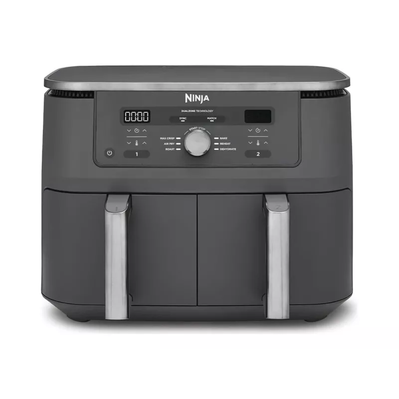 Fritadeira de ar quente Ninja DZ400EU 9,5 L 2470 W Cinzento Double