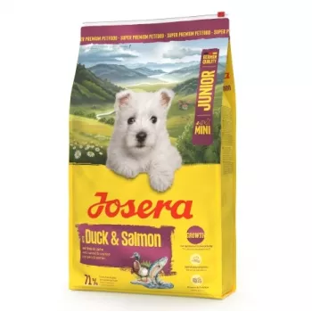 JOSERA Mini Junior Pato & Salmão - Alimento seco para cães - 10kg