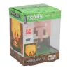 Candeeiro de mesa Paladone Icon Light PP14431MCF Piglin LED, decorativo com design gaming