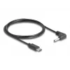 Cabo de alimentação DeLOCK 85393 preto 1,5 m USB-C 3,5 x 1,35 mm