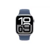 Apple Watch S10 Alumínio Cellular 42mm prateado (bracelete desportiva Denim) S/M